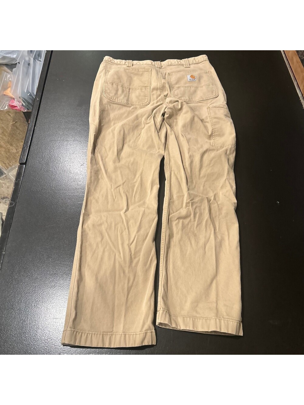 Vintage y2k baggy Carhartt Relaxed Fit Khaki Work Pants 32x32